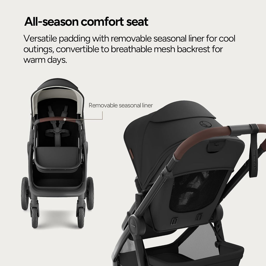 Ultimate 3 Full Size Stroller, Extendable Seat, Infant to Toddler