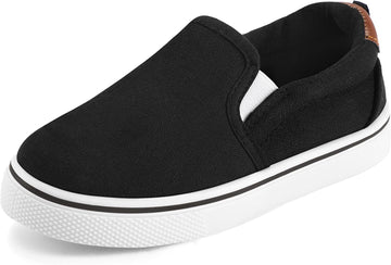 Toddler Sneakers for Girls Boys Slip On Canvas Walking Shoes
