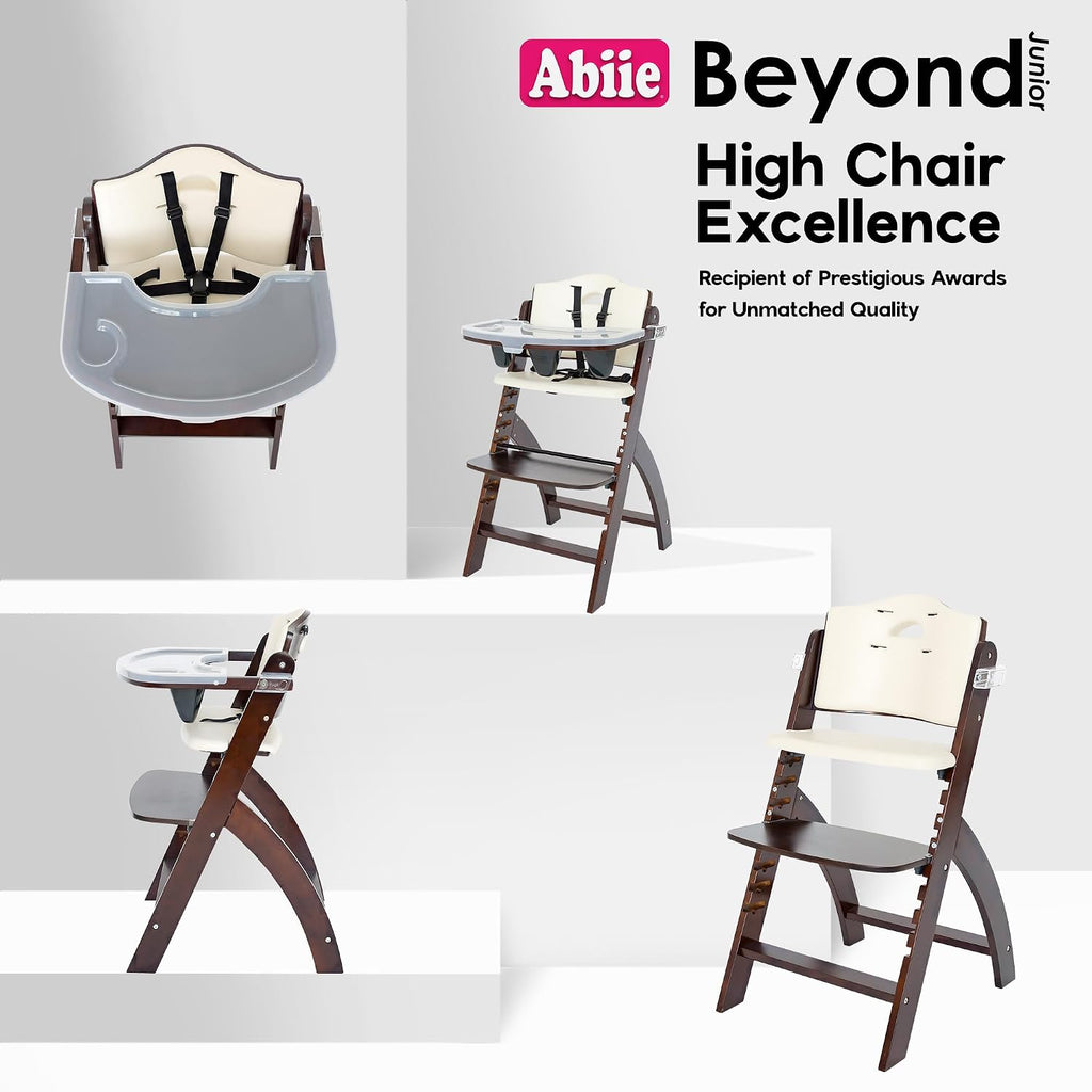 Beyond Junior Convertible Wooden High Chair with Removable Tray