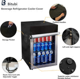 Upright Freezers Cover,Outdoor Beverage Refrigerator Cover, - Waterproof, Dustproof, Sun-Proof, 20" W x 20" D x 33" H.