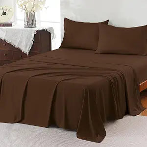 Twin Sheet Set,3 Pieces Hotel Luxury Breathable Soft Microfiber Bedsheets, Anti Pilling Deep Pockets Easy Care Bed - Set of 3