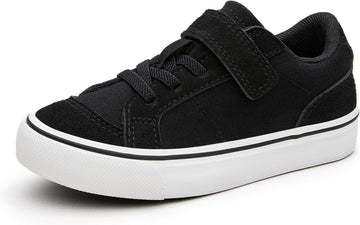 Kids Slip On Sneakers Toddler Hook and Loop Walking Shoes
