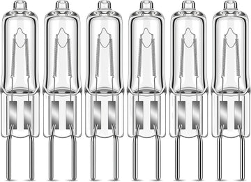 G8 100W T4 Halogen Bulb 130V GY8.6 Base 6-Pack 100 Watt