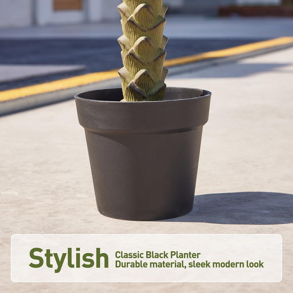 9ft Artificial Palm Trees, UV Resistant, Set of 2
