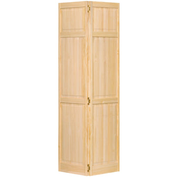 Closet Door, Bi-fold, 6-Panel Style Solid Wood (80x24)