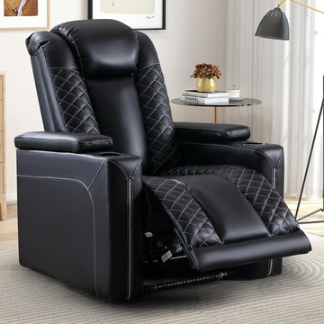 Electric Power Recliner Chairs with USB Ports and Cup Holders