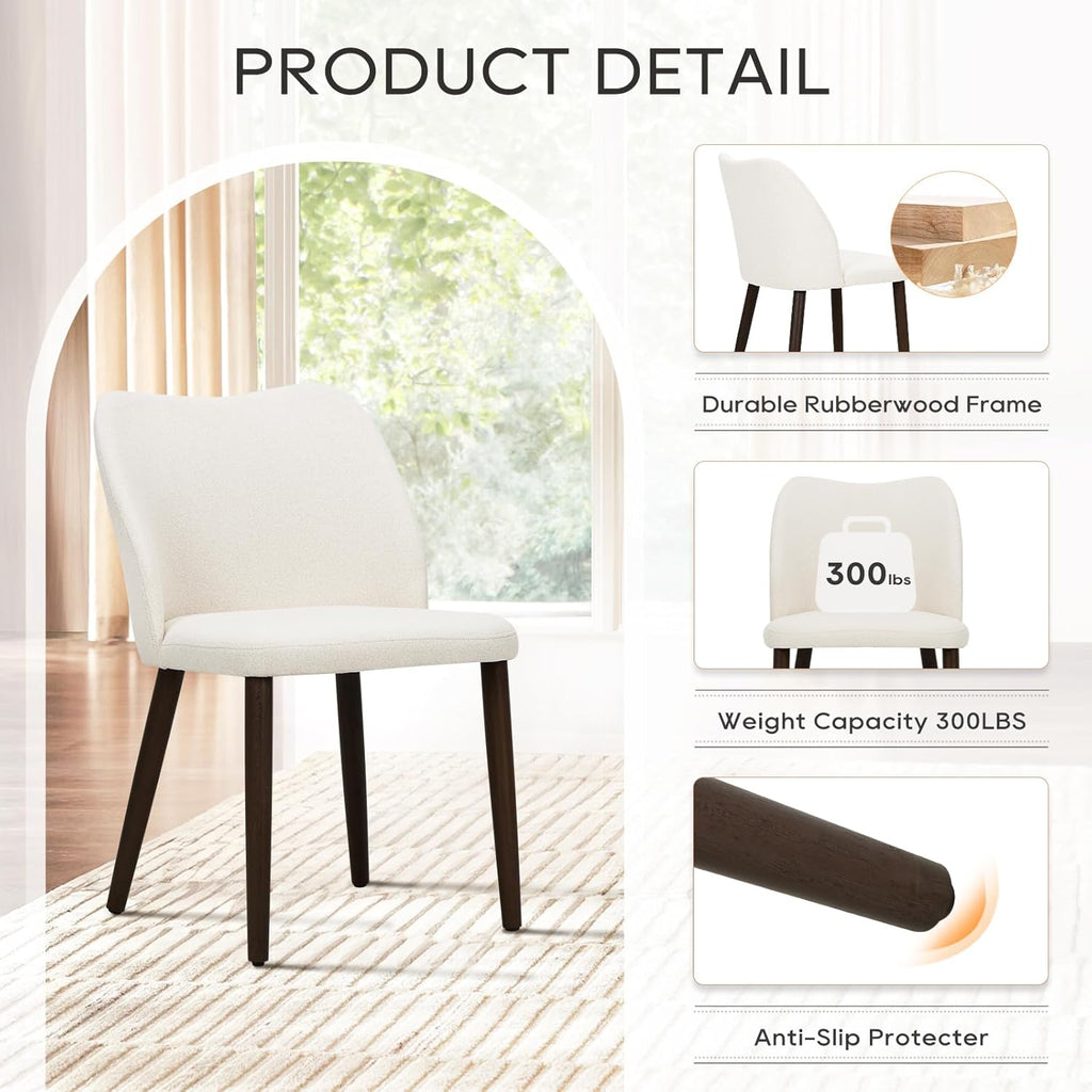 Upholstered Dining Chairs Set of 2