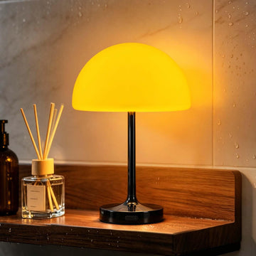 Shower Lamp Rechargeable Waterproof Lamp, Cordless Table Lamp