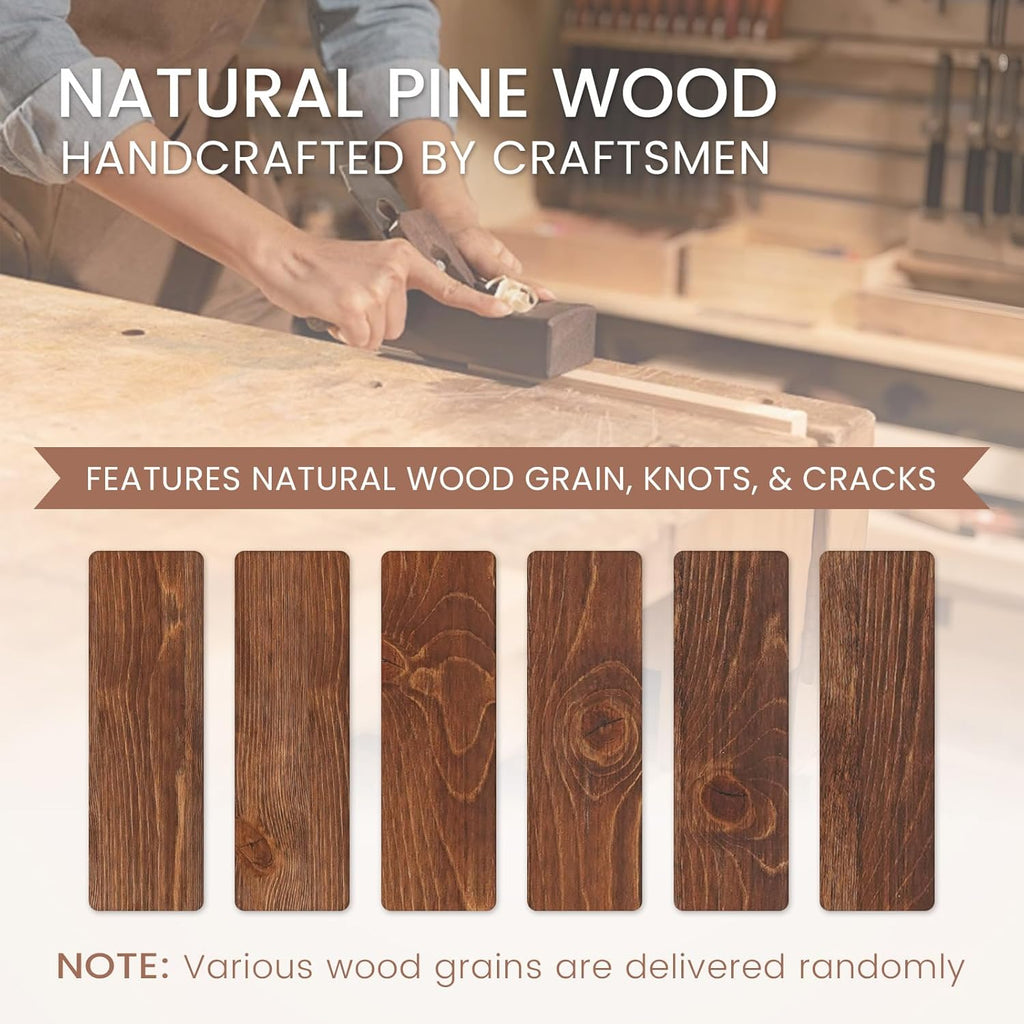 60inch - Solid Wood Mantel Shelf Handcrafted Rustic | Floating Mantle Shelves Decor for Wall, Bedroom, TV, Books