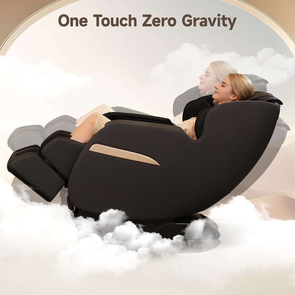 2026 Upgraded 2D SL-Track Massage Chair,Recliner Full Body Zero Gravity with 8 Auto Modes and Upgraded LCD