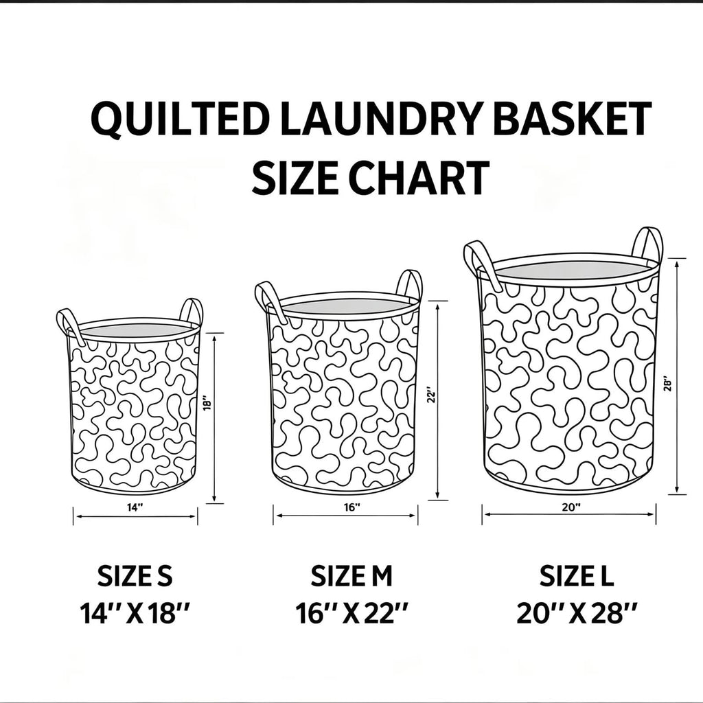 Sea Turtle Quilted Laundry Hamper Ocean Wave Starfish Boho Quilted Baskets