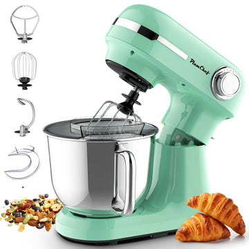 5.5QT Stand Electric Mixer, 12-Speed Kitchen Mixer with Tilt-Head, Stainless Steel Bowl Dough Mixer, Egg Whisk, Dough