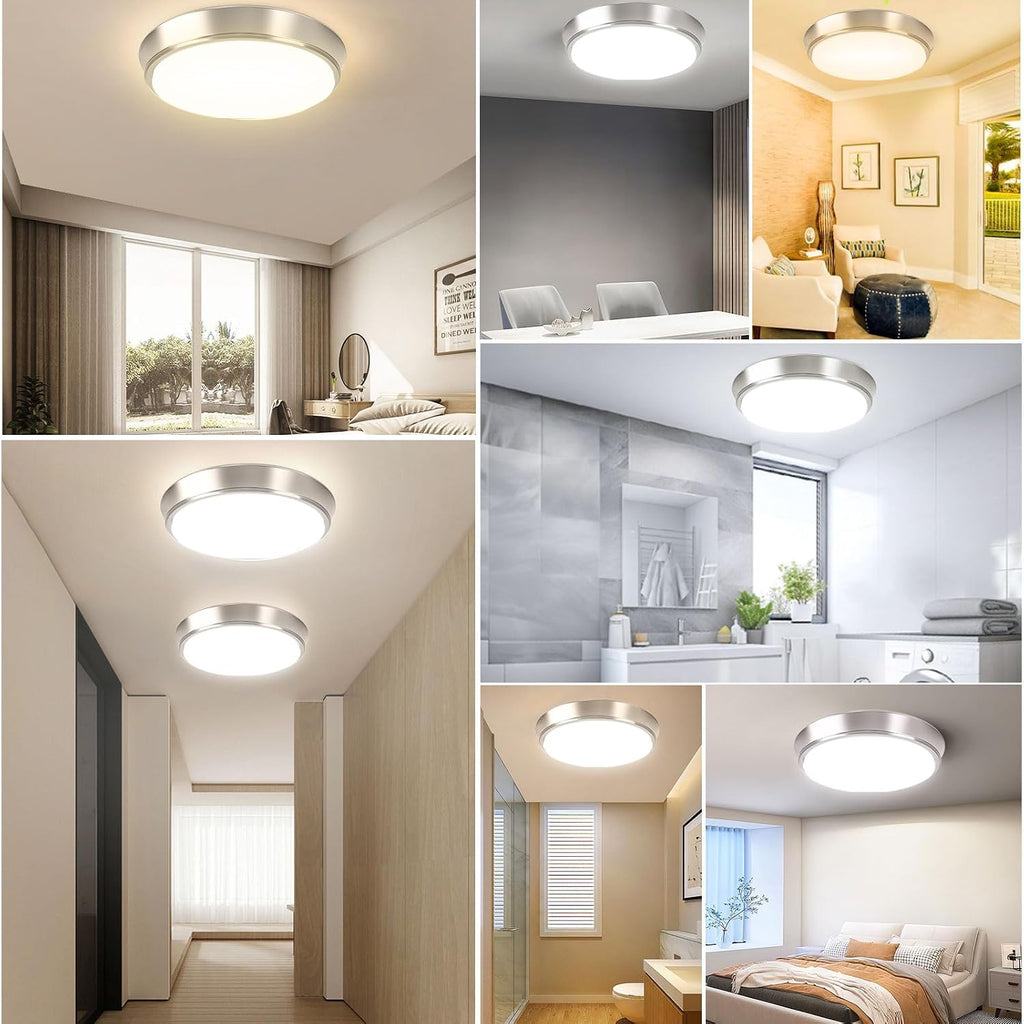 13 Inch 36W Dimmable Flush Mount LED Ceiling Lights, 5CCT (2700K-6500K) Adjustable & 4000LM Super Bright LED Ceiling
