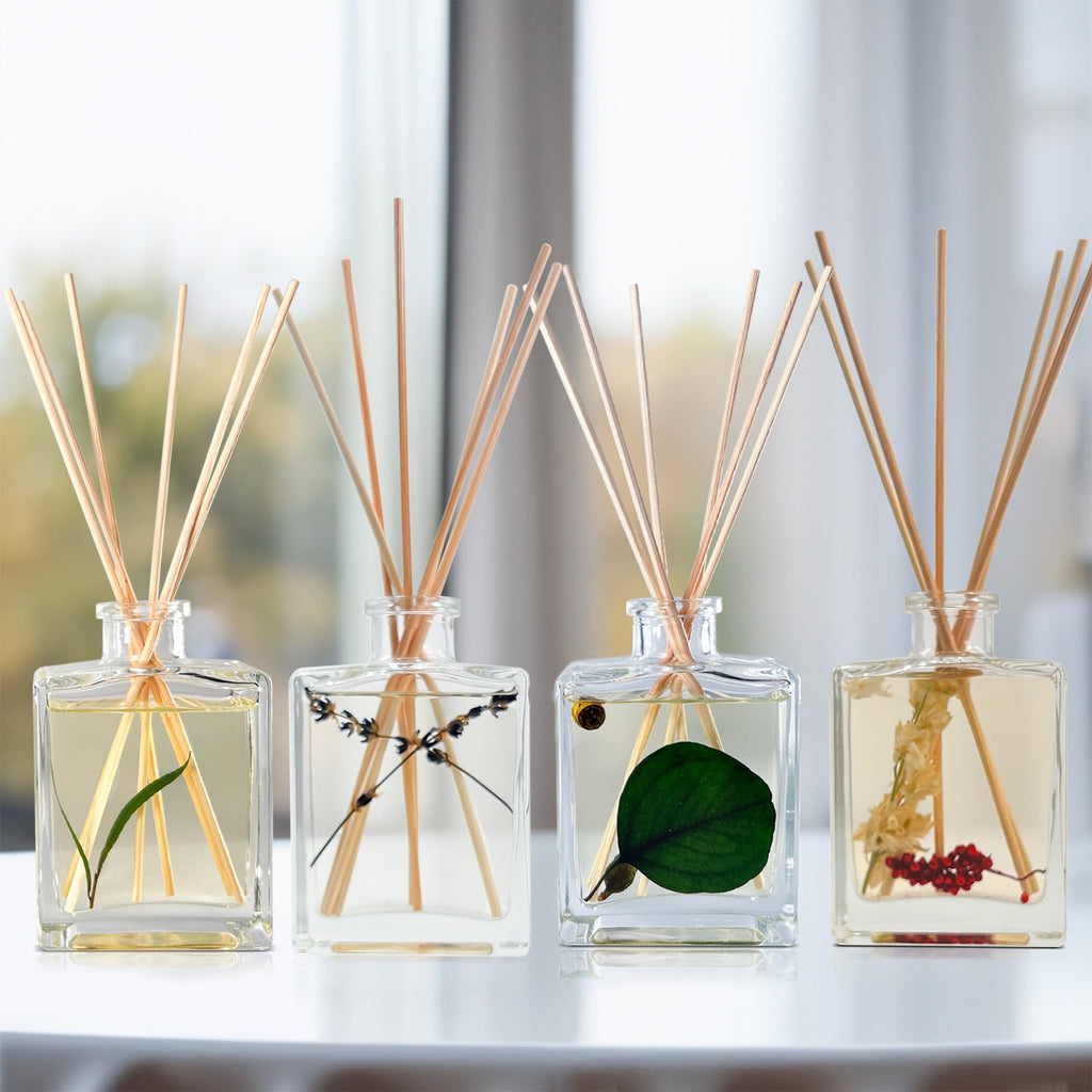 Reed Diffuser Set with Sticks, Oud - Bathroom Shelf Décor