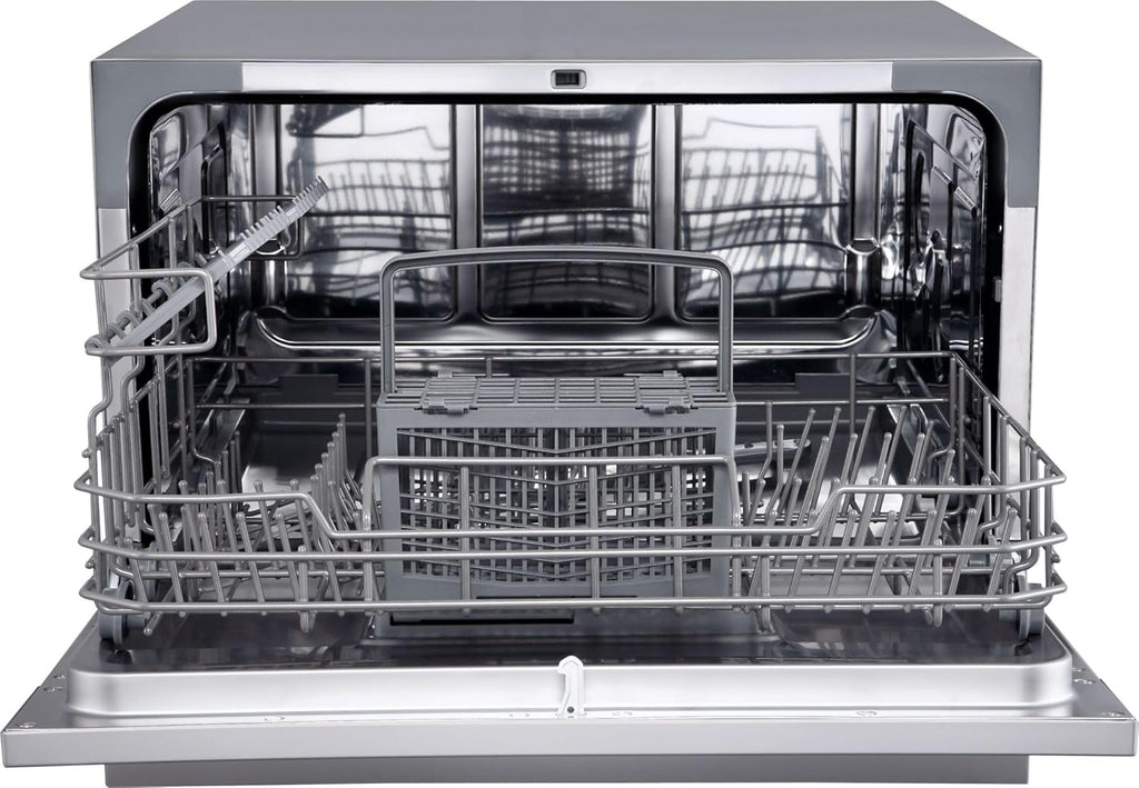 DWP63 21-5/8 Inch Wide 6 Place Setting Countertop Dishwasher - Black