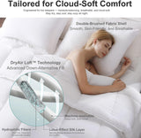 Queen Comforter Set - Reversible Dual Color - Goose Down Alternative