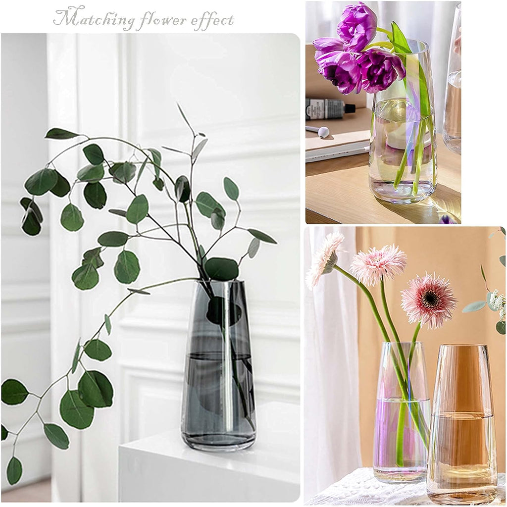 Modern Glass Vase Crystal Clear Glass Vase
