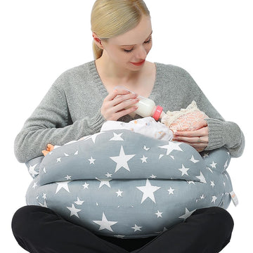 Nursing Pillow for Breastfeeding, Adjustable Nursing Pillow Breast Feeding Pillow Bottle Feeding, Breastfeeding