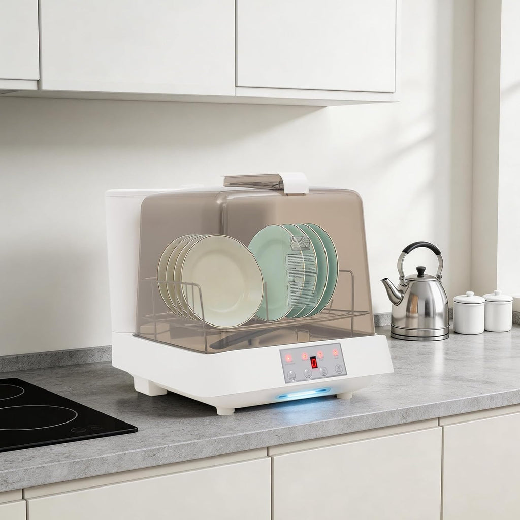 Portable Countertop Dishwasher, 800W Automatic Dishwasher