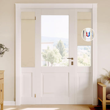 100% Blackout No Drill Roman Shade Window