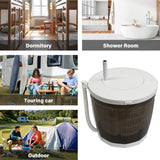 Mini Portable Washing Machine and Dryer,2 in 1 Manual Washing Machine for Clothes Spin Dryer Mini Traveling Outdoor