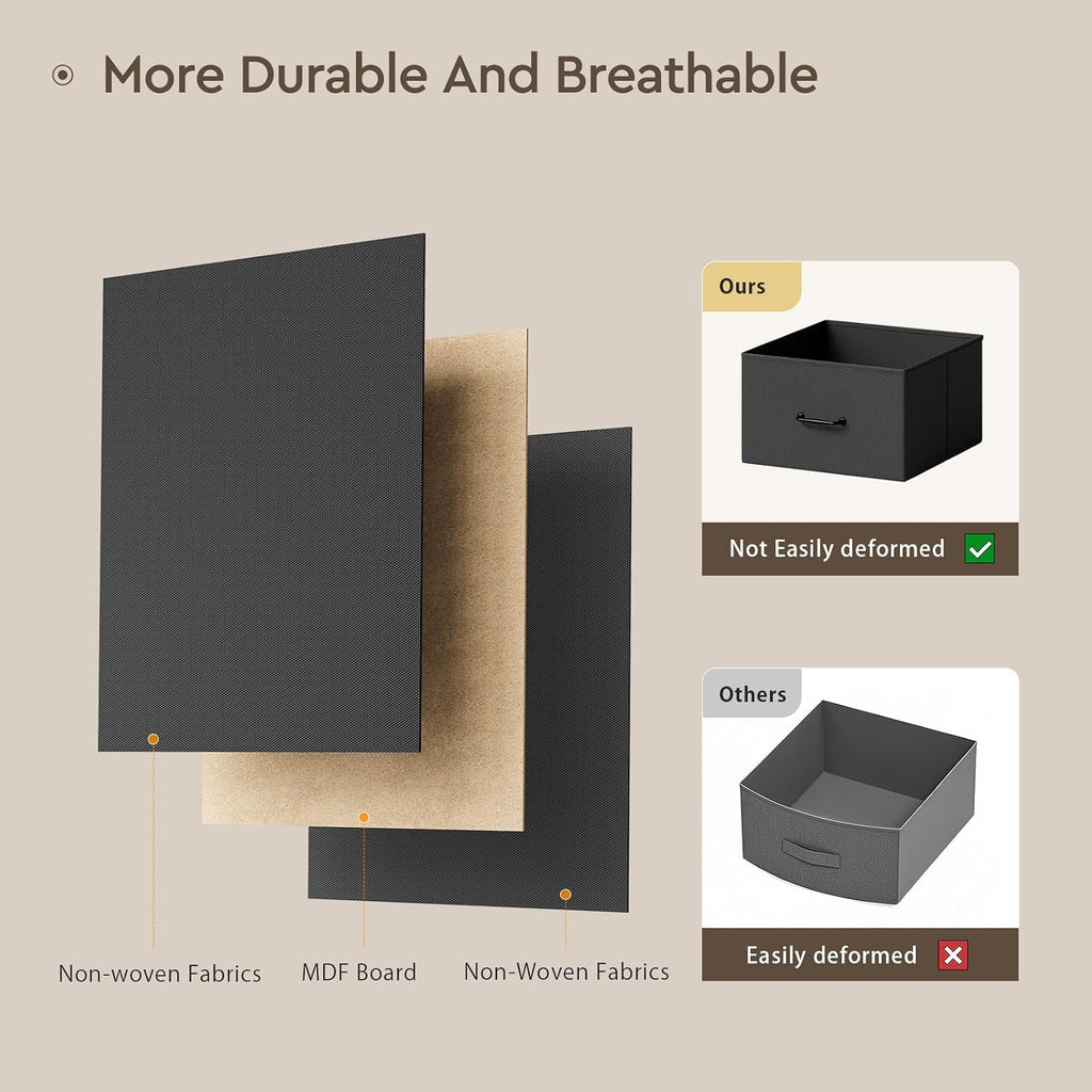 Changing Table, 3 Drawers&2 Shelves, Changing Table Dresser, Black | Baby Changing Table,Waterproof Diaper pad &