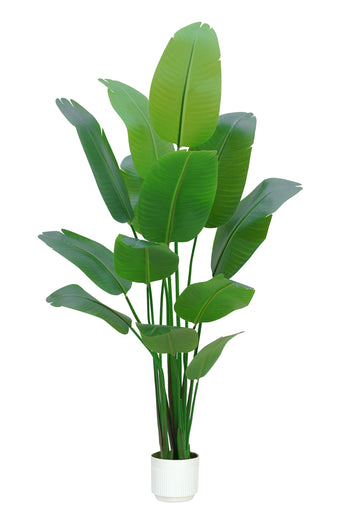 Bird of Paradise Plant Artificial 7ft, Faux Plants Indoor Tall with 13 Trunks - The Perfect Indoor Silk Floor Plant