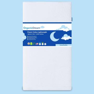Crib and Toddler Mattress - 100% Breathable Proven to Reduce Suffocation Risk, 100% Washable Cover, Baby + Toddler