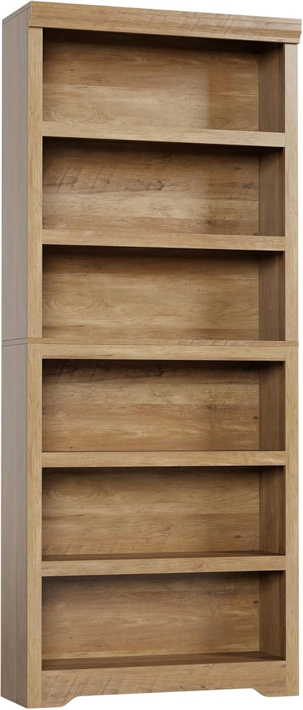 6 Tier Bookshelf, 75" Tall Farmhouse Bookcase