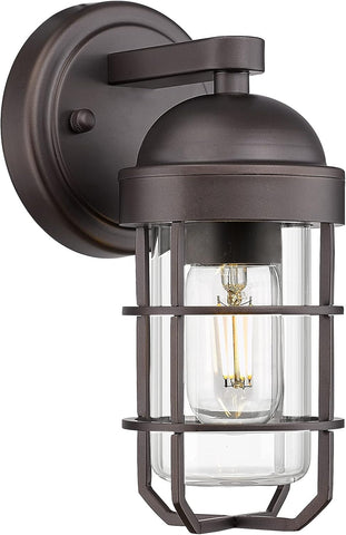 Farmhouse Outdoor Wall Light for House Porch, Vintage Exterior Wall Lantern