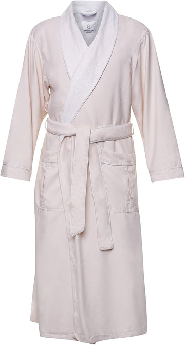 & HAIG Microfiber Plush Bath Robe with Minx Lining. Luxury Spa & Hotel Robe for Women & Men