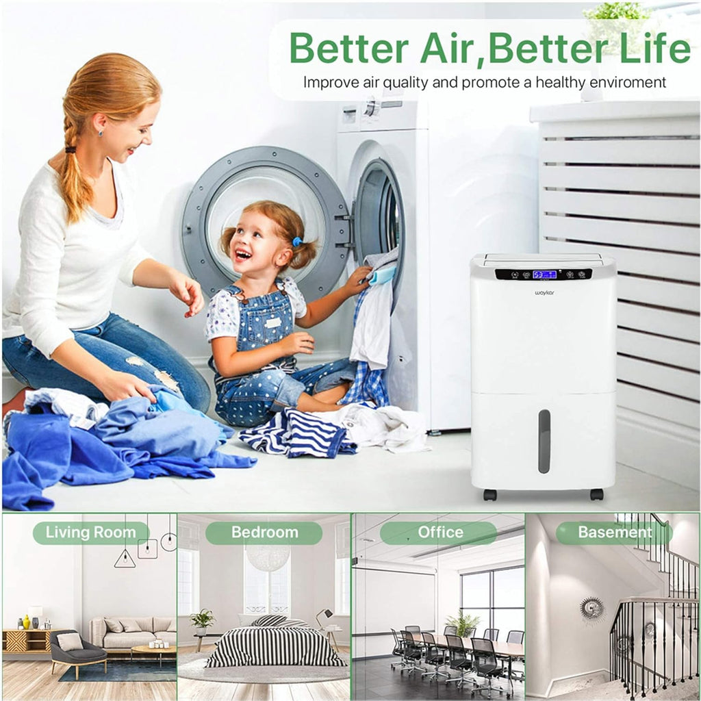 34 Pints Energy Star Dehumidifier for Spaces up to 2,000 Sq. Ft at Home