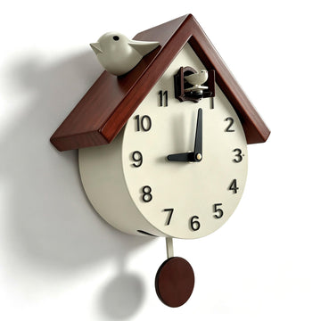 Modern Cuckoo Clock for Wall Decor 14.6 x 11 Inch