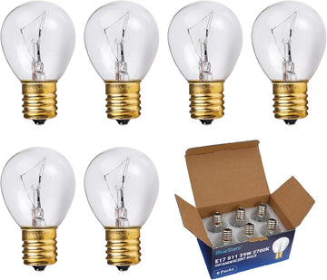 Lava Lamp Bulbs 25 Watt S11 E17 Intermediate Base