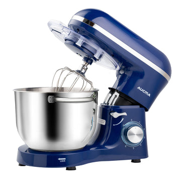 Stand Mixer,6.5-QT 660W 6-Speed Tilt-Head Food Mixer, Kitchen Electric Mixer with Dough Hook, Wire Whip & Beater