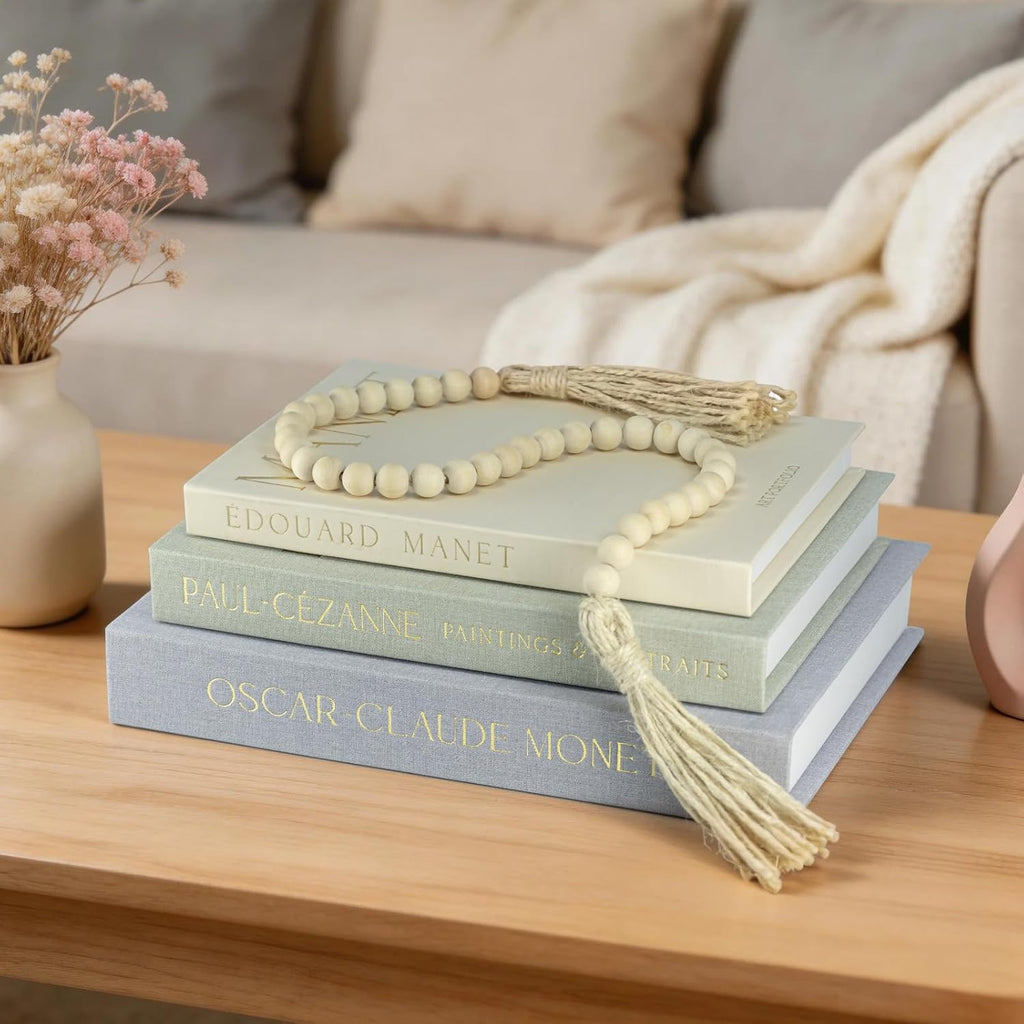 Decorative Books Decor, Set of 3 Faux Books, Coffee Table Decor | Hidden Storage Book Box for Bookshelf, Mantel &