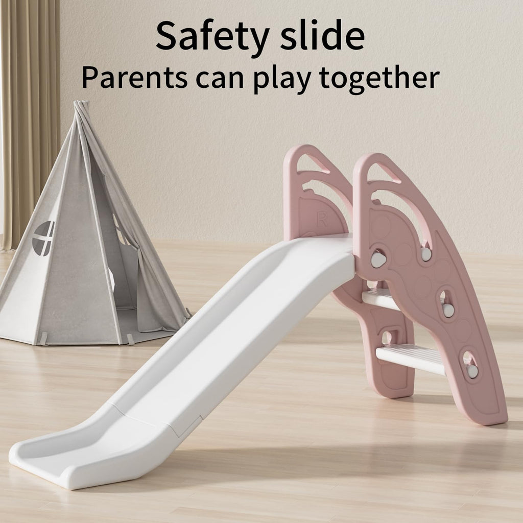 Toddler Slide Large Play Climber Slide PlaySet with Extra Long Slipping Slope Indoor Slide Kids Slide Toddler