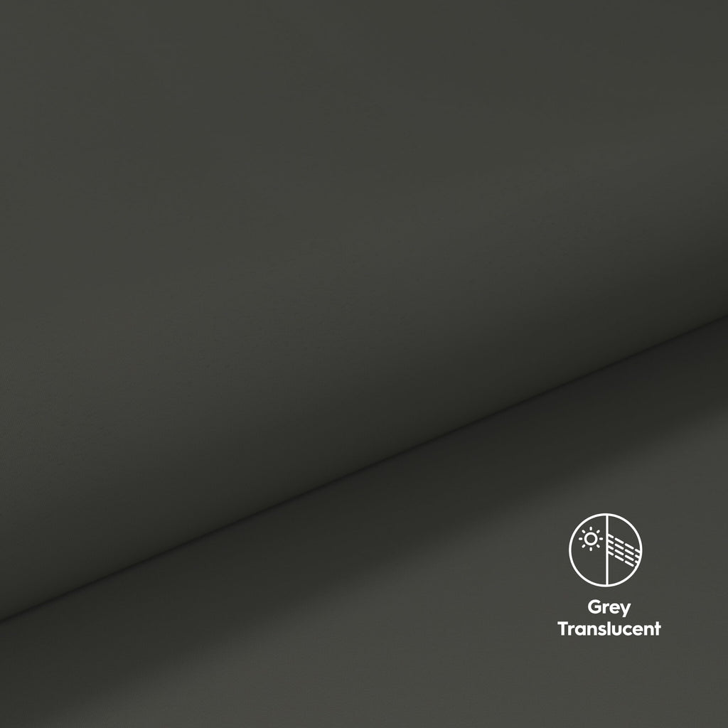 GE Smart Shade Motorized Roller, Translucent Grey, Custom Sized