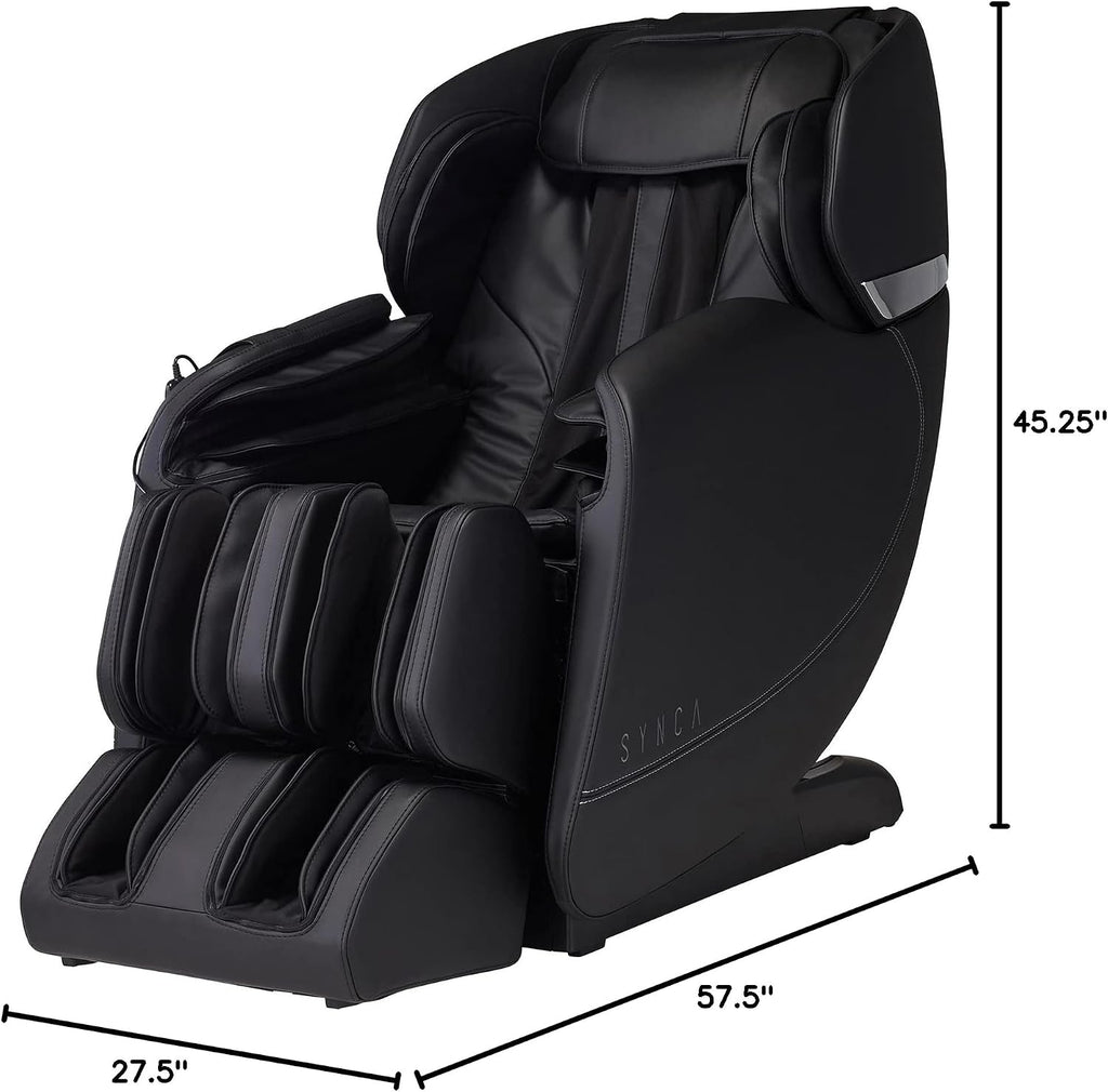 Wellness Hisho - SL Track Heated Deluxe Zero Gravity Massage Chair | Full Body Compression | Lumbar Heat Therapy |