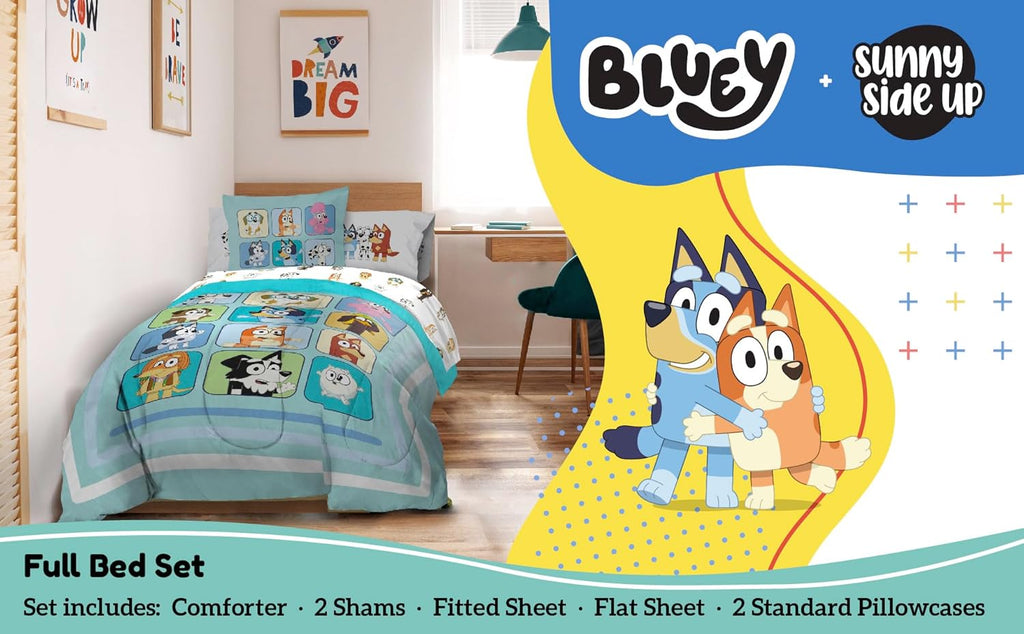Friends Comforter Set - 7 Piece Kids Bedding Includes Comforter, Sheets & Pillow Cover - Super Soft