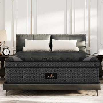 (High-End Upgraded) Luxury 12 Inch California King Size Hybrid Mattress | with Gel Memory Foam & Pocket Springs