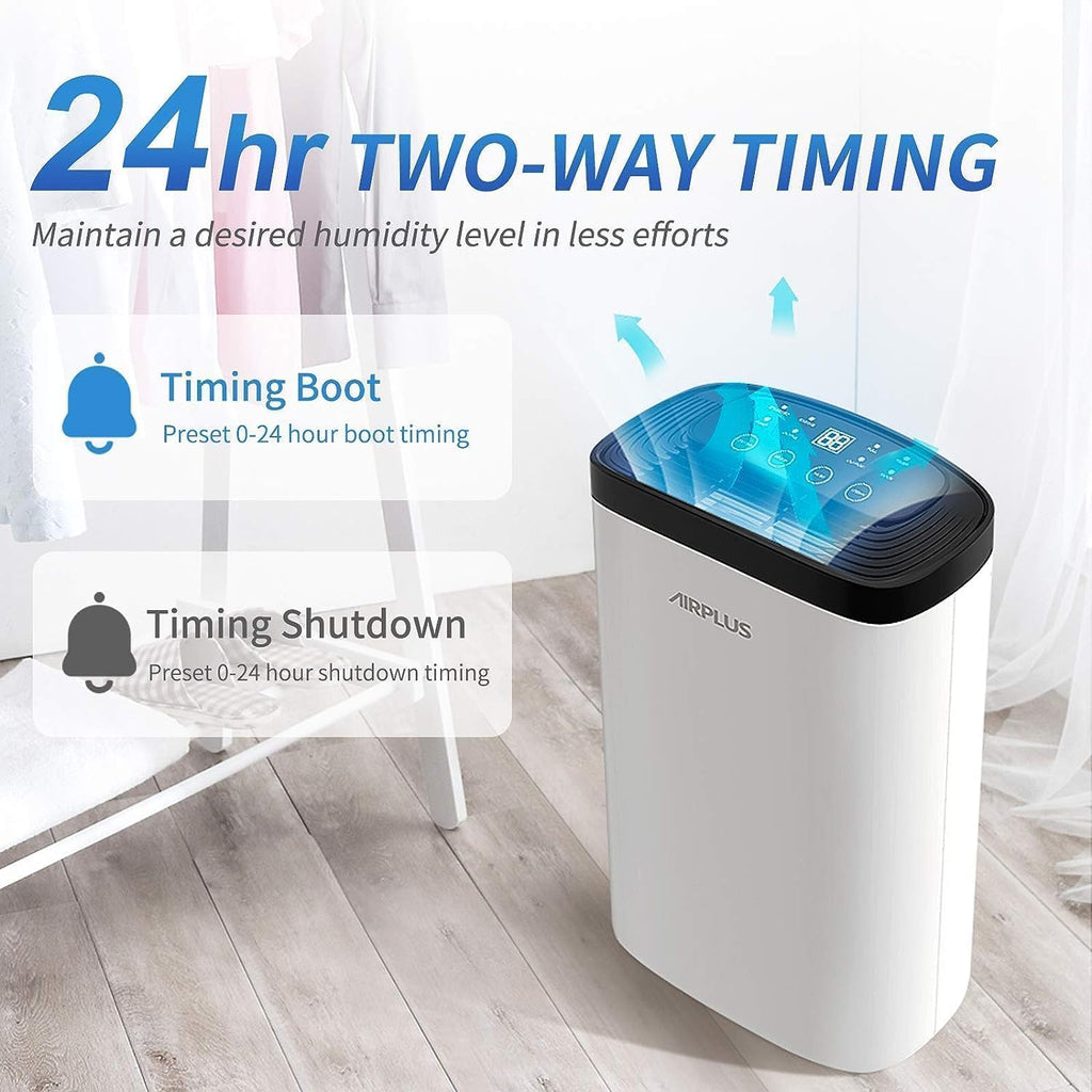 1,500 Sq. Ft Dehumidifier for Basement, 30 Pints Powerful Dehumidifier for Home, Large Rooms, Bedrooms