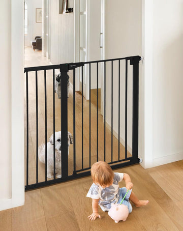 36" Extra Tall Baby Gate for Stairs, Fits 29.5" to 43.3" Openings