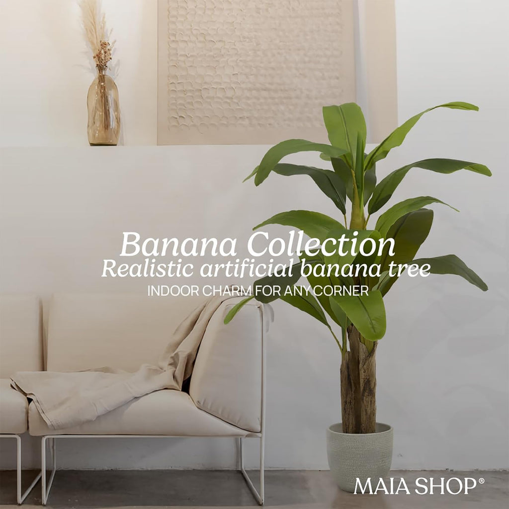 Artificial Banana Tree, 5 ft, Indoor Decor