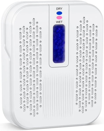 Rechargeable Small Dehumidifier for Bathroom, Detachable Hanging Dehumidifier for Bedroom, Gun Safe, Closet