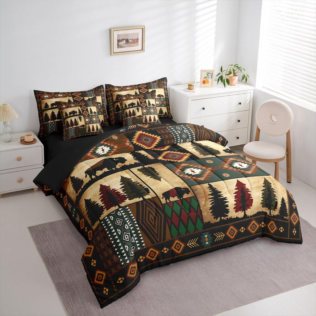 Water Buffalo Comforter Set Soft Lightweight 7 Piece