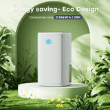 Dehumidifier, 38OZ,Small,Quiet, Energy-Saving Dehumidifier with Auto Shut Off, for Bathrooms, Closets, and RVs