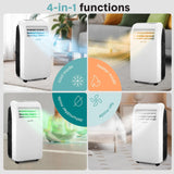 Portable Air Conditioner with Heat & Built-in Dehumidifier 10,000 BTU