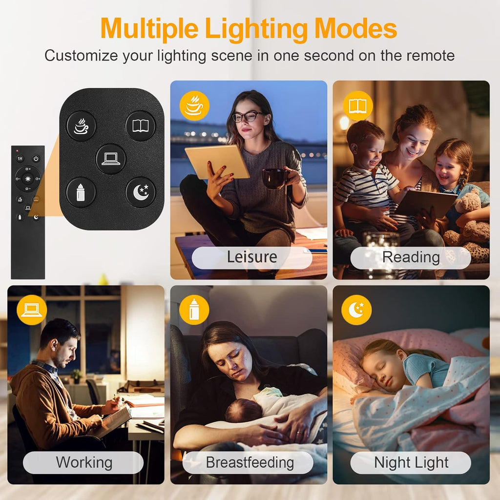 Floor Lamp, 30W/3000LM LED Modern Torchiere Sky Lamp