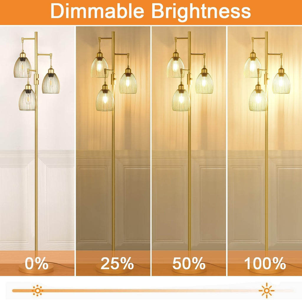 Dimmable Floor Lamp, Industrial Floor Lamps